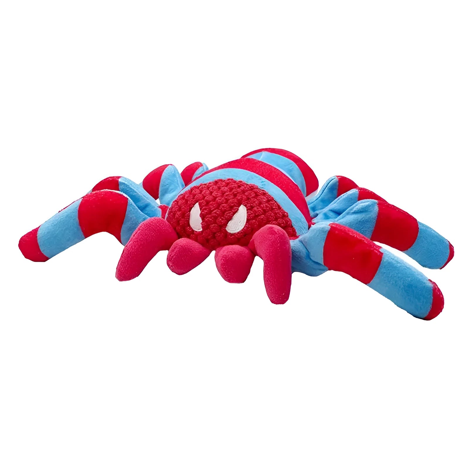 Red plush teddy bear dog toy for medium and large breeds, designed for bite-resistant chewing and teeth cleaning.