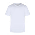 Men's solid colour long-staple cotton short-sleeve t-shirt in black, regular fit pullover style