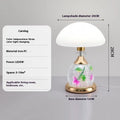 Light luxury mushroom fashion table lamp in multiple colours, 5V, bedroom use