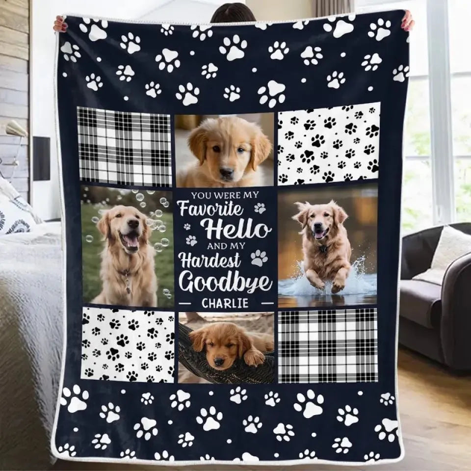 White soft flannel pet dog blanket showing polyester fabric texture and American style design