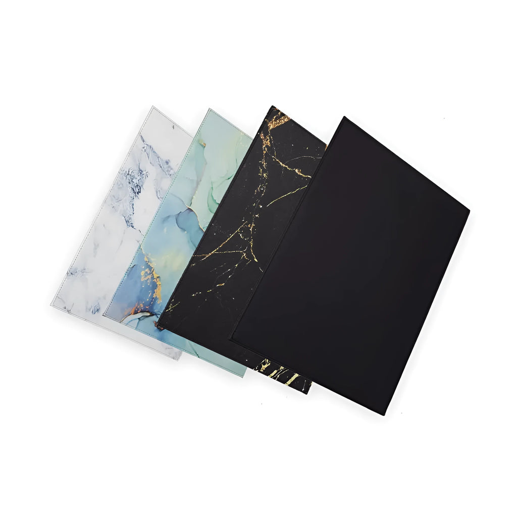 Durable anti-radiation printing tablet pad for screen exposure units in four colours.