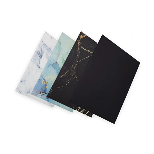 Durable anti-radiation printing tablet pad for screen exposure units in four colours.