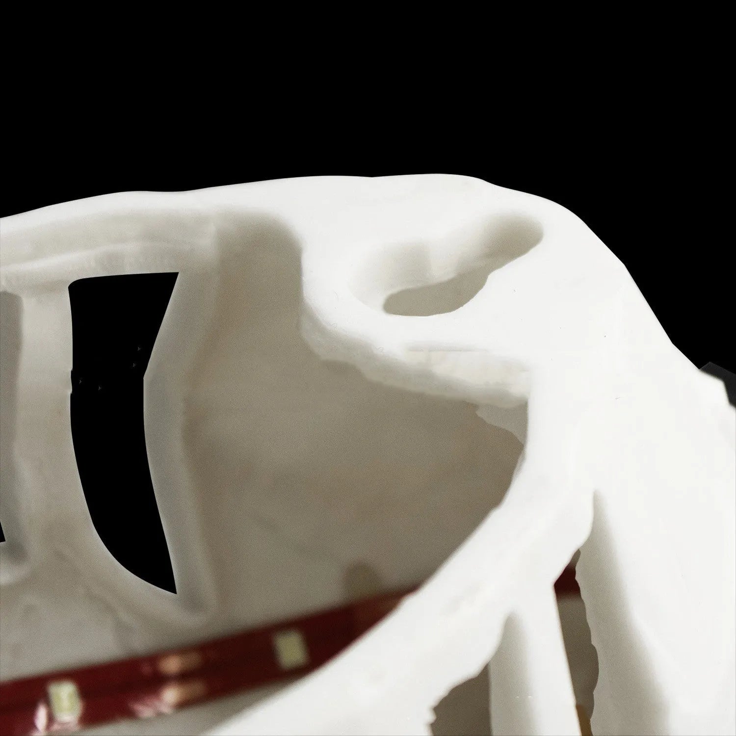 Eagle silhouette wall lamp with 3D printed resin body creating projection lighting effects