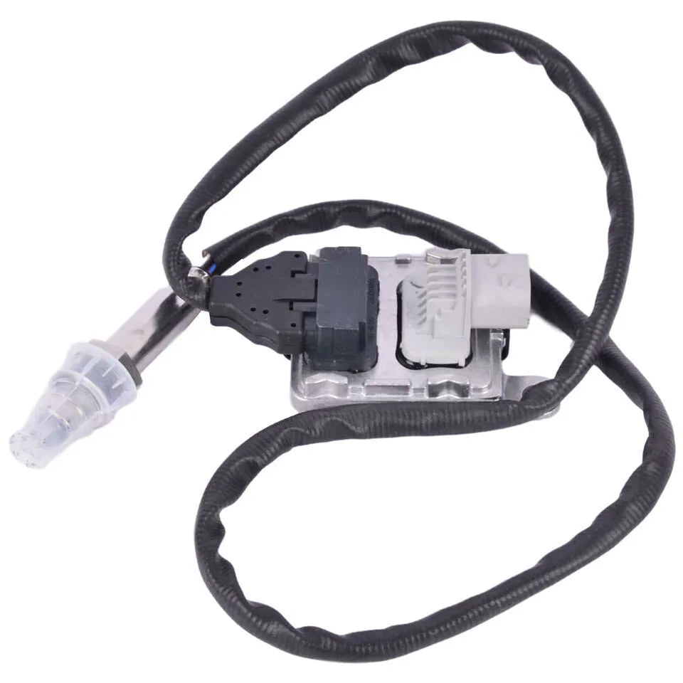 NOx nitrogen-oxygen sensor with grey front and black back, metal and plastic construction, part number 68210084AA.