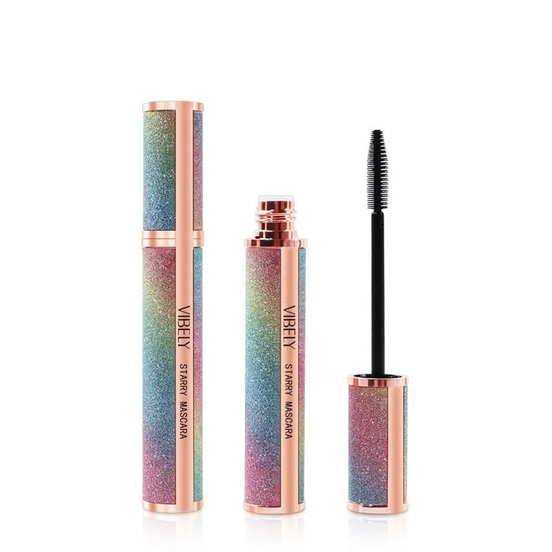 4D Long Thick Curling Waterproof Black Mascara tube with wand.