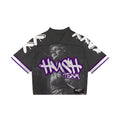 Loose-fitting unhooded polyester top for teenagers in t-shirt style