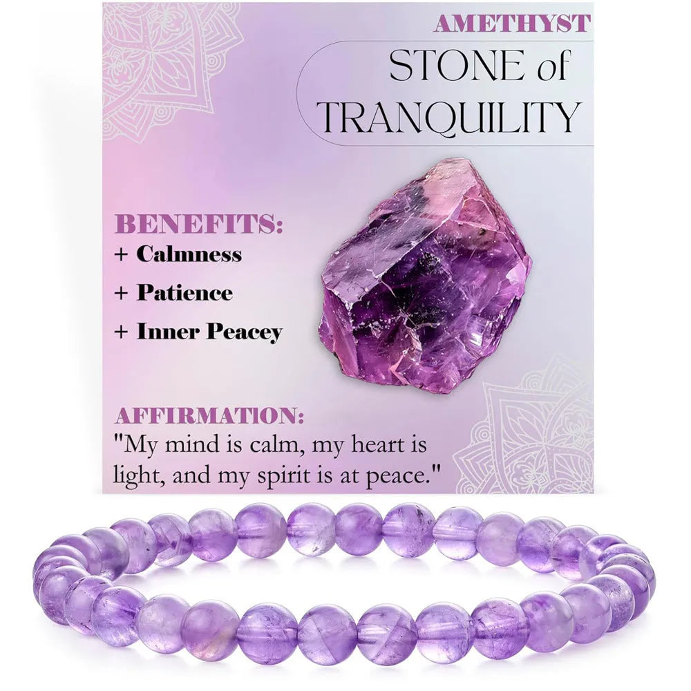 Handmade geometric agate bracelet with 6mm beads in multiple natural stone colour options