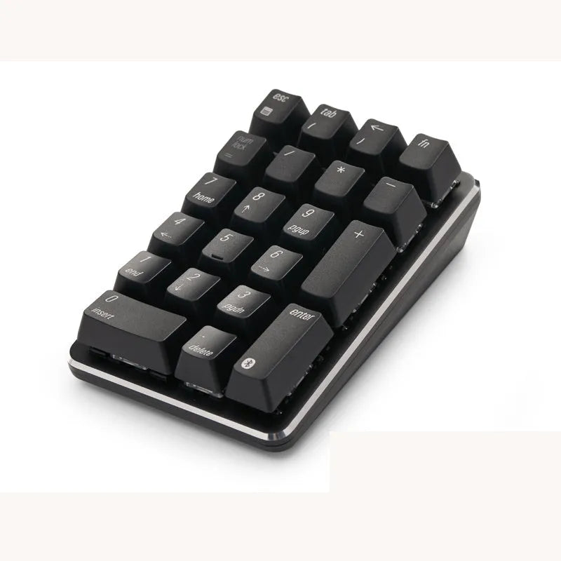 Magic Egg Bluetooth wireless mechanical numeric keypad on a desk