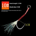 Bright wire iron plate single fishing hook in sizes No. 9 to No. 14 for boat and sea fishing