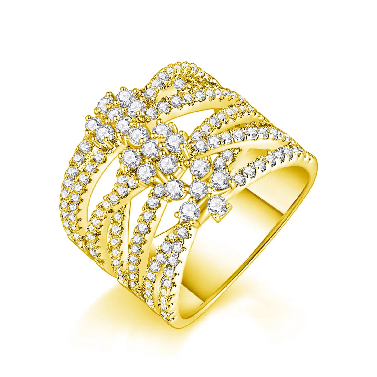 Moissanite wedding ring set in rose gold on S925 silver with platinum plating, gift box, and GRA certificate