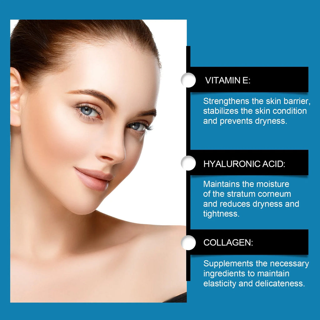 Forehead skincare patches with hyaluronic acid and collagen in five-piece pack