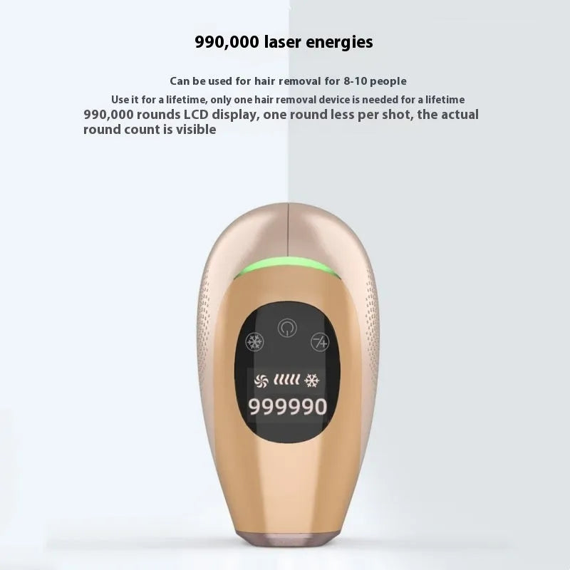 Laser hair removal device ice sense painless whole body AC 60W 110-220V colour D-1155 plastic