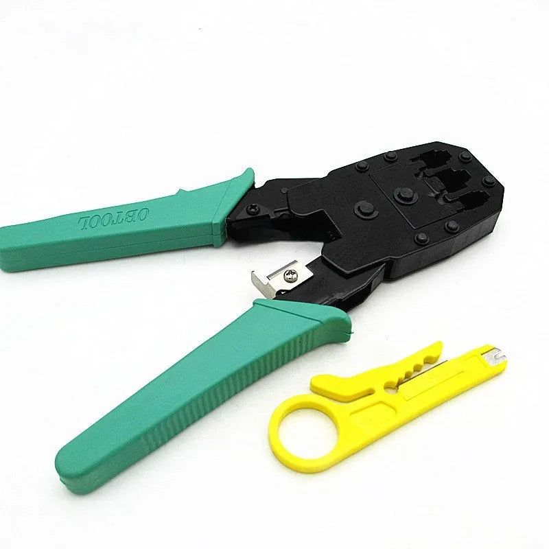 SZ-315 multifunctional network cable pliers with rubber handle measuring 160mm length for RJ45 and phone wire crimping