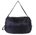 Foldable large-capacity 210D Oxford cloth storage tote bag with extended handle for hanging on doors and windows