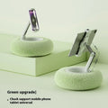 Adjustable rotating bracket holding tablet with 230mm extension rod and elastic fabric base