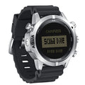 Smart watch for outdoor sports with black or white dial, 1.46-inch tempered glass screen, and 48mm case