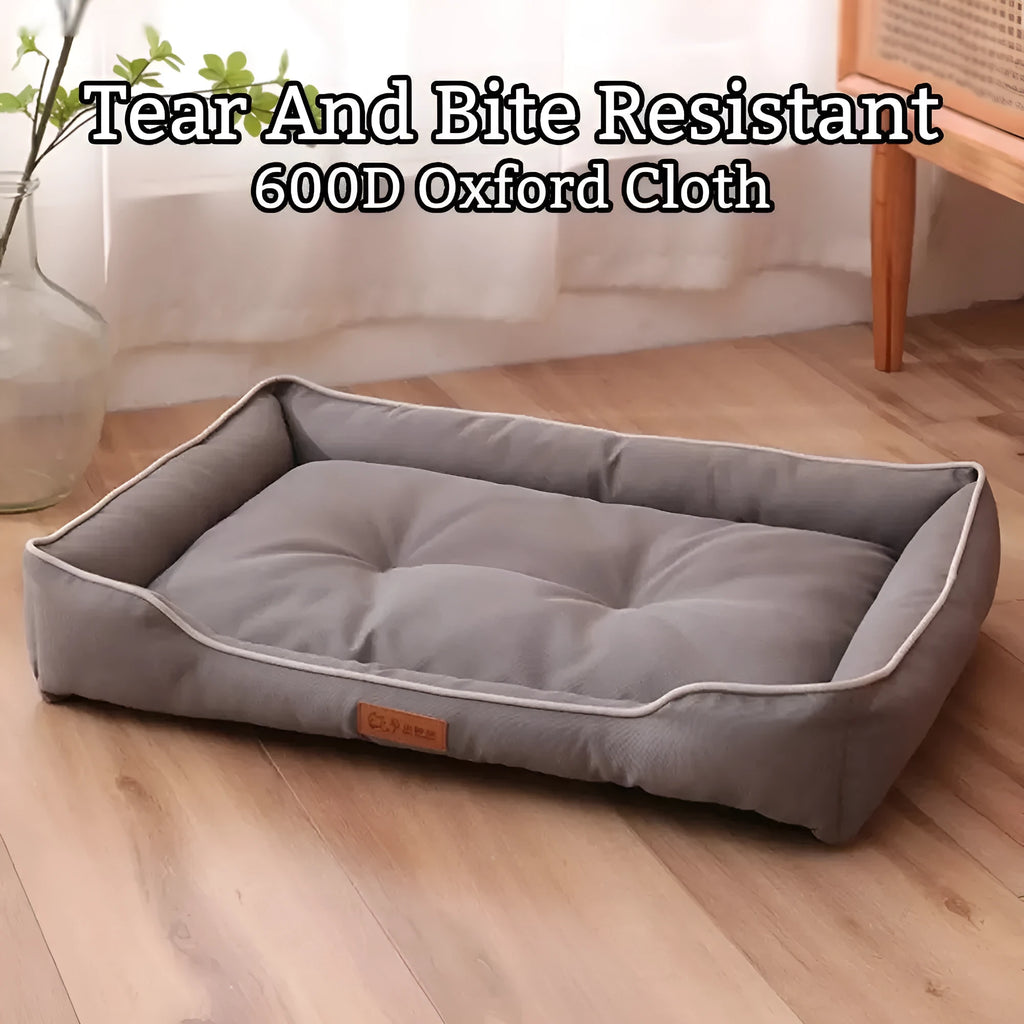 Waterproof scratch-resistant dog sofa bed in Oxford cloth with high-rebound foam cushion