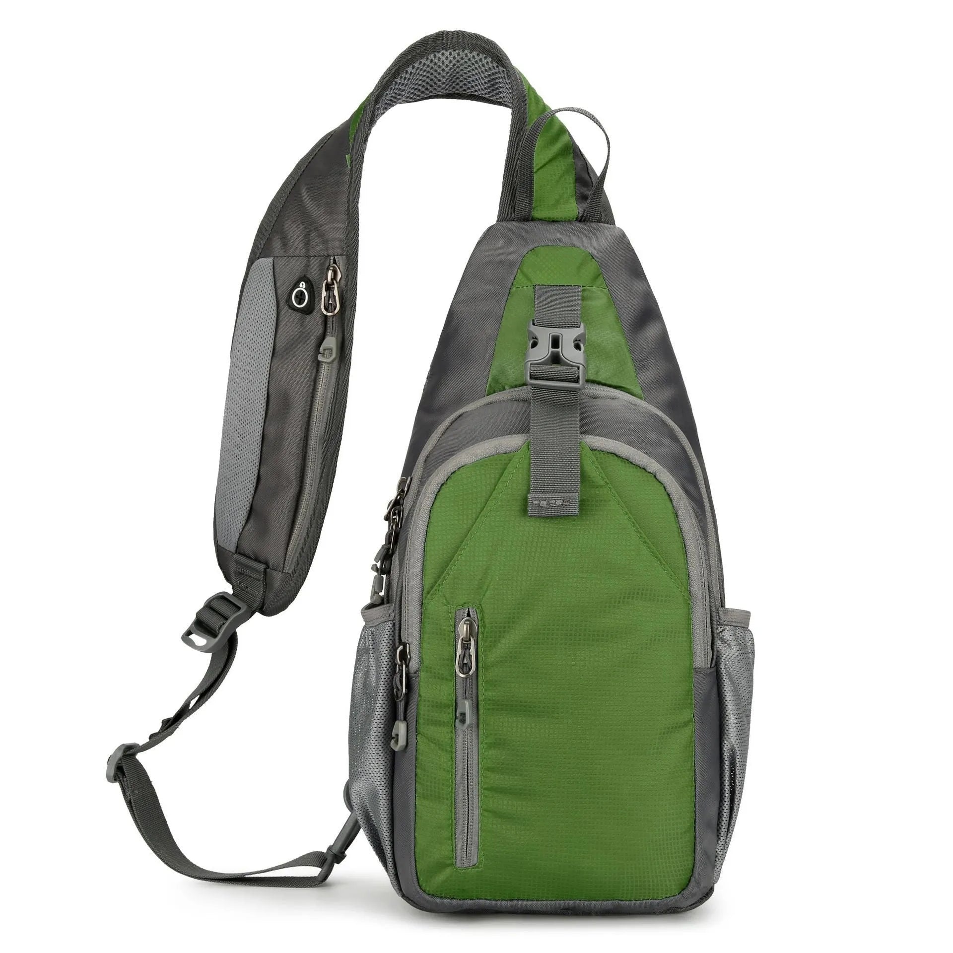 Nylon chest crossbody bag for sports outdoor casual use available in seven colours