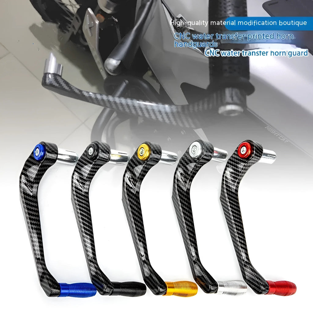 Motorcycle hand guards modification accessories in five colour options with aluminium alloy construction
