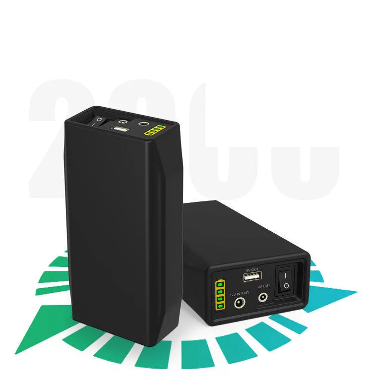 LF4100 compact lithium iron phosphate battery with 12V 9V 5V outputs, 76.8Wh capacity