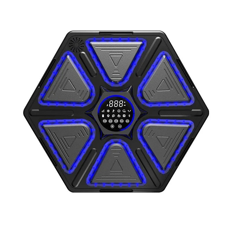 Intelligent electronic boxing wall target with rhythm feedback hanging on wall for home training