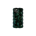 Water ripple electroplated TPU phone case for iPhone 11 to 15 Pro Max, anti-fall and anti-fingerprint, silver gray and other colours