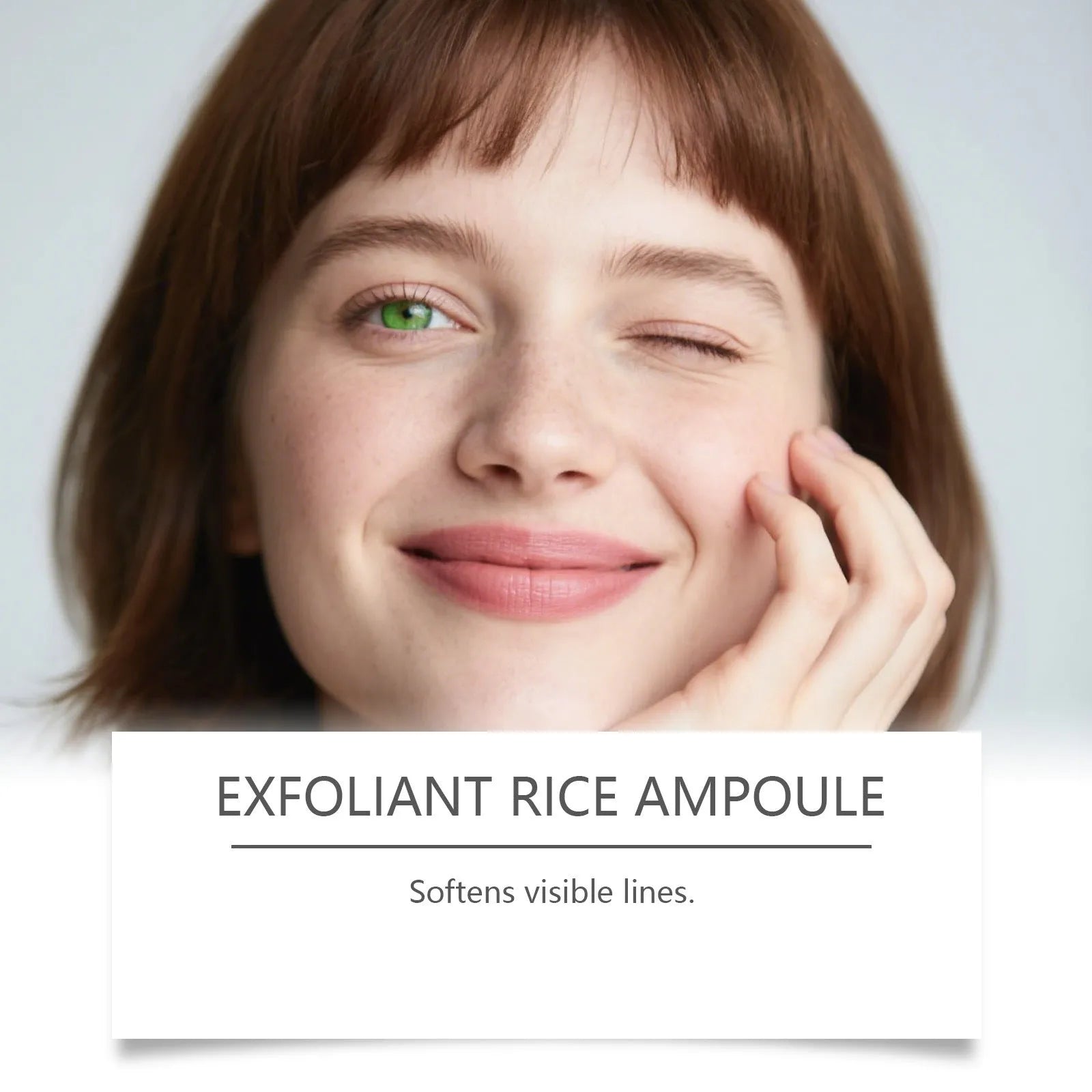 100ml bottle of Rice Exfoliating Liquid with hydrolyzed rice extracts and salicylic acid for gentle facial exfoliation