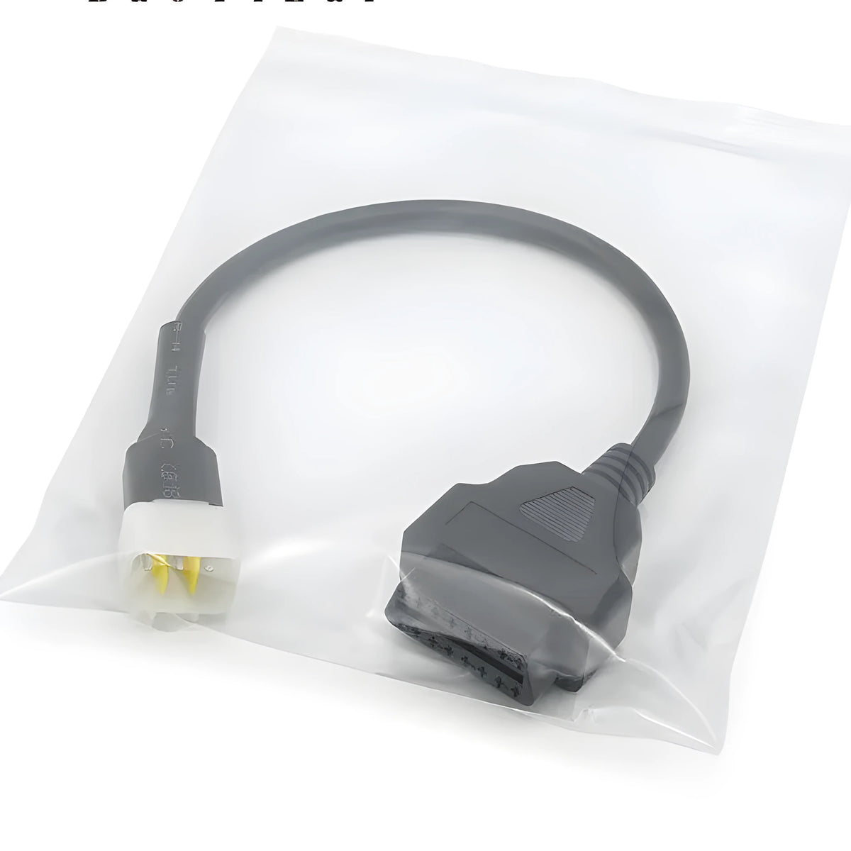 OBD to 6 pin Delphi motorcycle adapter cable, 33cm length, 12-24V