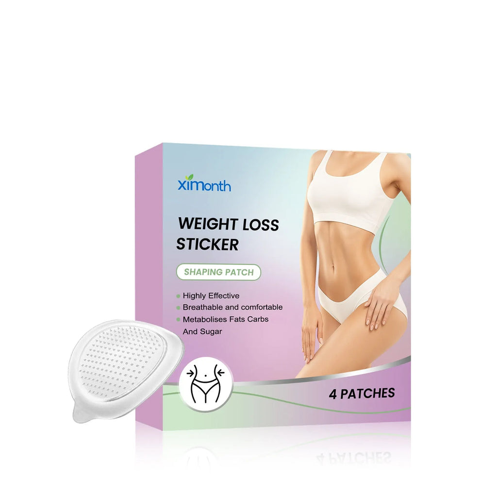 Pack of four clear hydrogel nursing bandages with aloe and mint on a blue background.