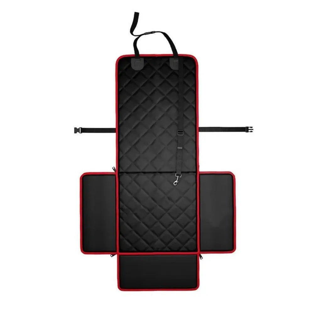 42cm square car pet pad with non-slip base shown in black colour option
