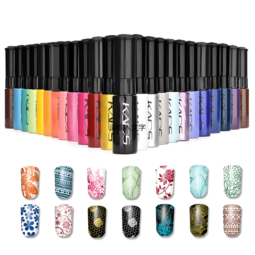 Colour print nail polish 7ml bottle in standard colour with fast-drying formula for manicure