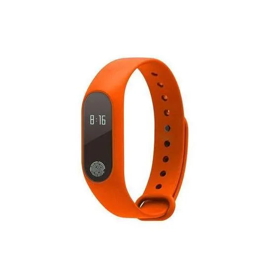 Motion intelligent hand ring smart wristband in multiple colours on a wrist, displaying a heart rate graph.