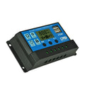 Solar LCD charge and discharge controller with large-screen display for 12V/24V lead-acid batteries