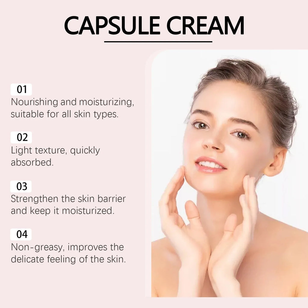 55g moisturising cream jar with nicotinamide and tranexamic acid gel formula