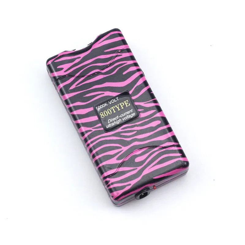 Female self-defence multi-function flashlight in seven colour options with LED torch and alarm functions