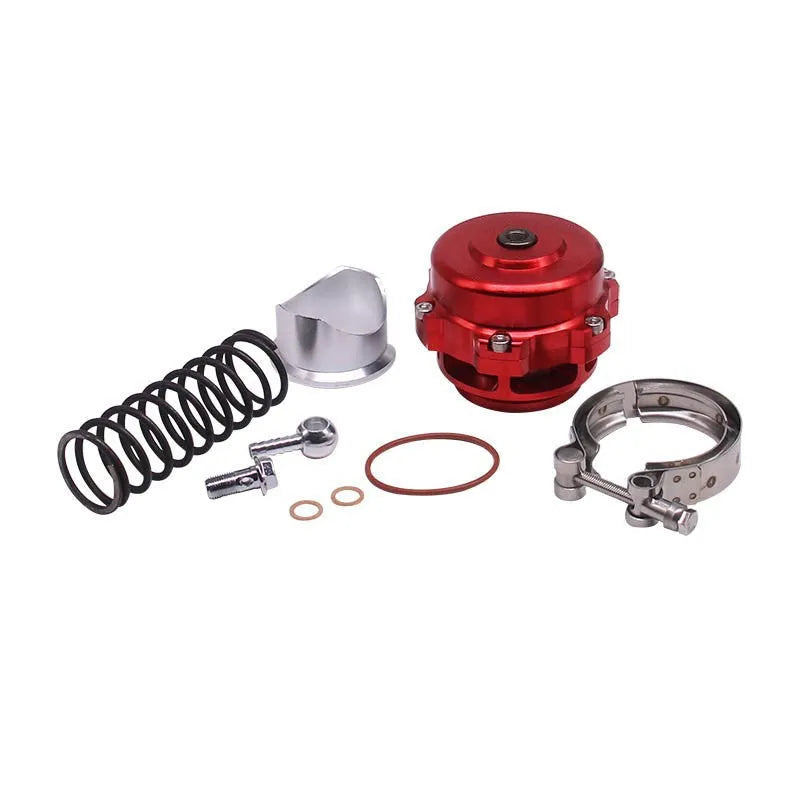 50mm aluminium blowdown valve for automotive turbo systems in multiple colour options