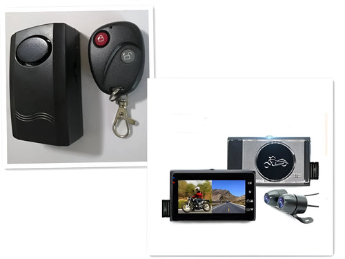 1080P HD locomotive and motorcycle driving recorder with 3.0 inch display and vibration alarm