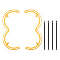 Orange ABS anticollision coil ring for Avata2 drone paddle blade protection