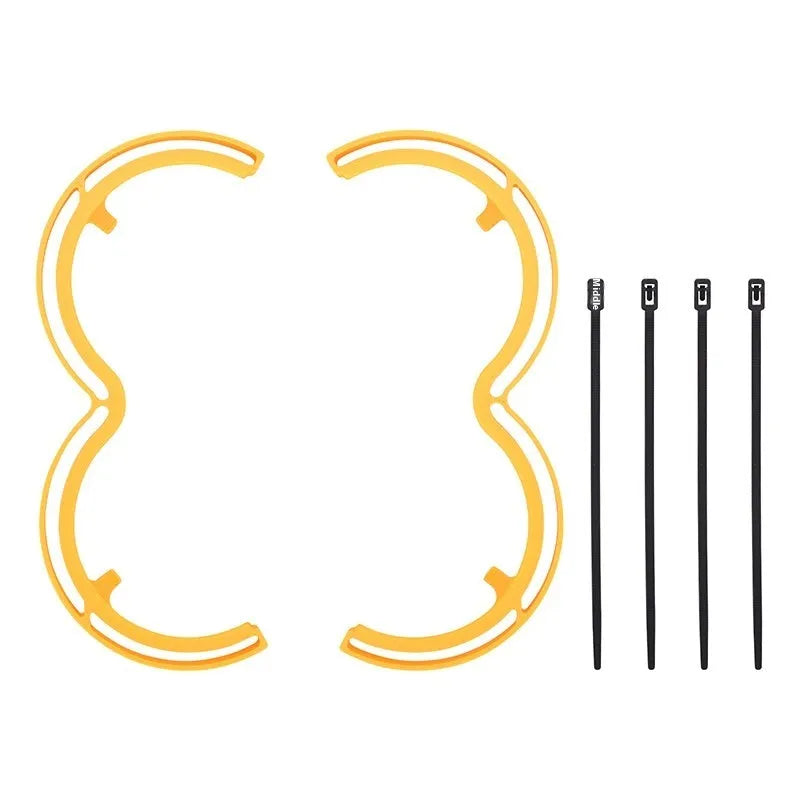 Orange ABS anticollision coil ring for Avata2 drone paddle blade protection