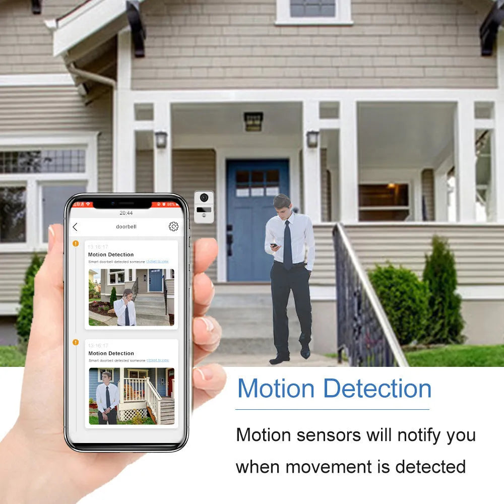 10 inch colour video intercom doorbell system with outdoor camera and indoor monitor
