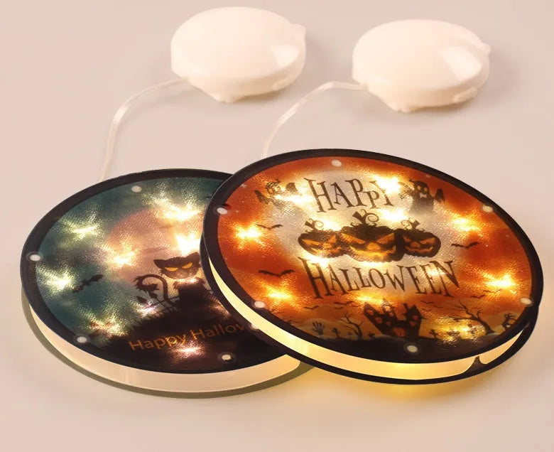 Halloween LED decoration lantern with PVC shell 160mm height IP44 rating