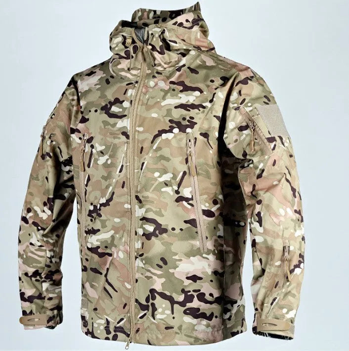 Same Outdoor camouflage training set winter hooded one-piece in eight colour options sizes S-4XL