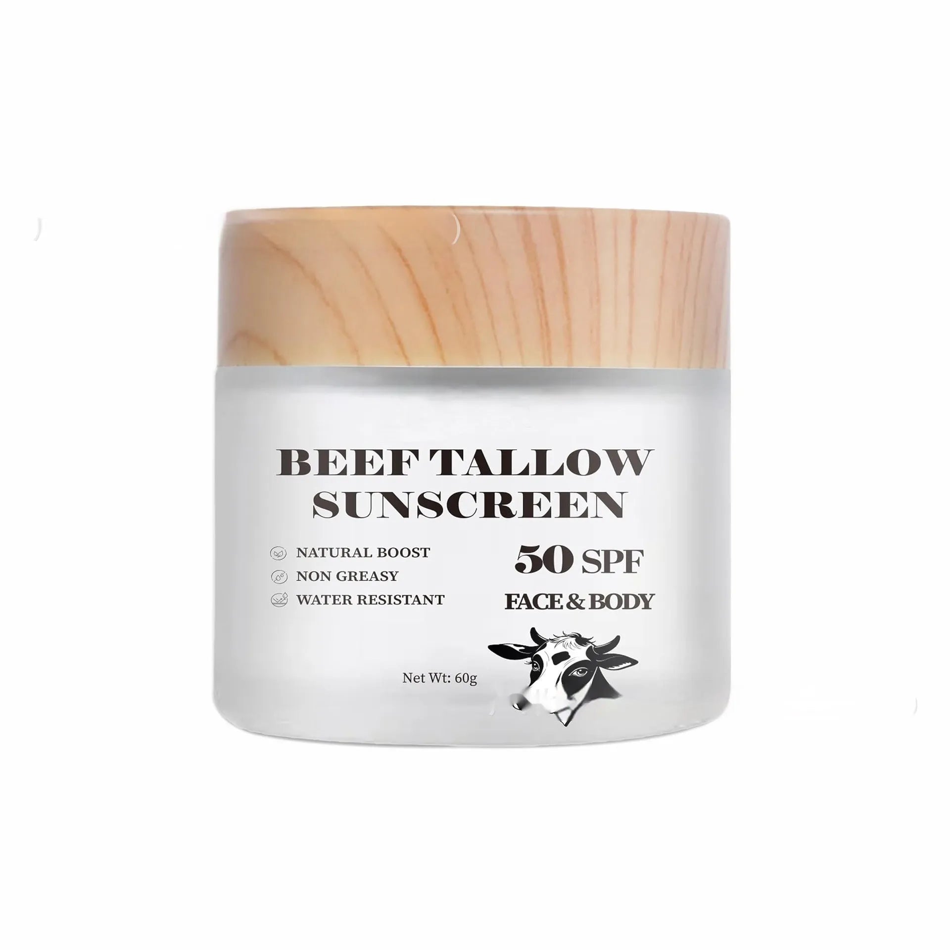 60g tube of beef tallow protective cream for waterproof, non-greasy hand protection.
