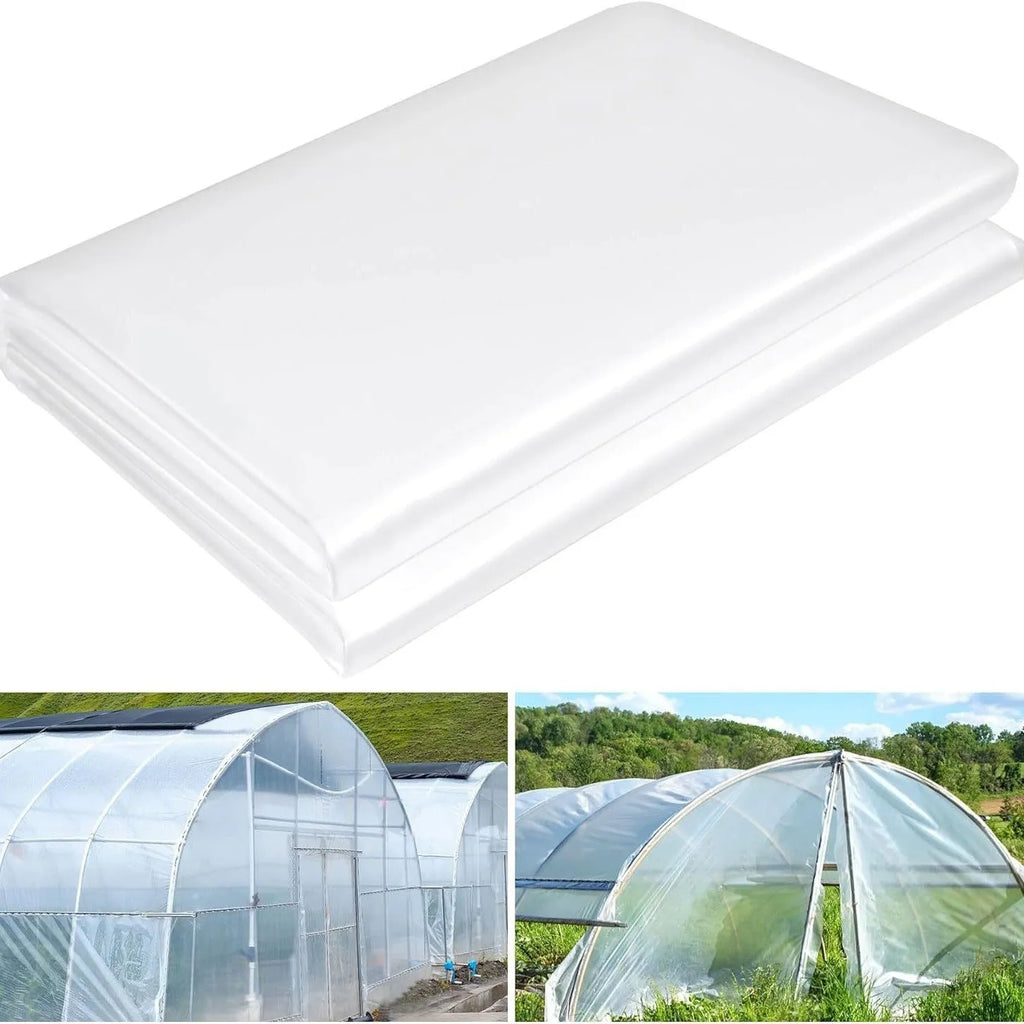 Plastic greenhouse cold film insulation sheet measuring 4 metres by 8 metres for vegetable garden protection