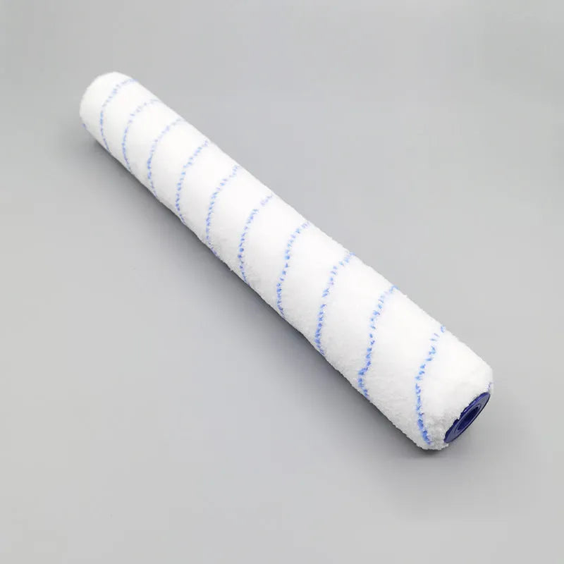 18-inch paint roller set with three brush head types on a lengthened handle for wall painting