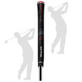 Blue midsize golf ironwood grip with non-slip PU surface and rubber base for stable control