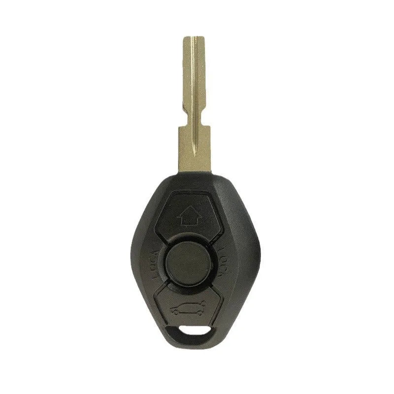 BMW straight 3-button remote key replacement with ID44 chip for EWS system