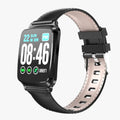 M8 smart fitness bracelet on a wrist showing its touch screen and zinc alloy body, with a TPU strap.