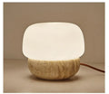 Cream colour retro creative bedside lamp with warm bulb measuring 18x17cm