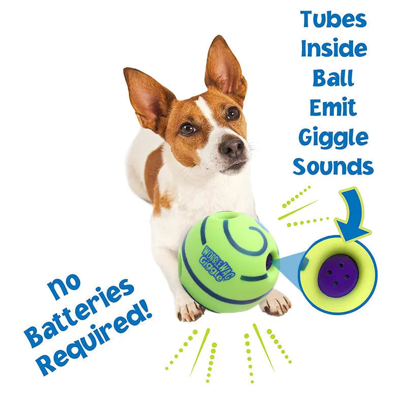 Green vinyl dog training ball 10cm diameter non-toxic bite-resistant pet toy